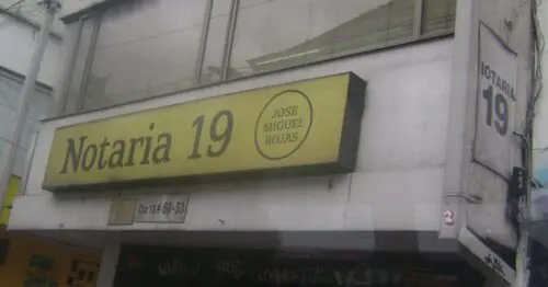 NOTARIA 19  CARRERA 13 NOTARIA 19  CARRERA 13